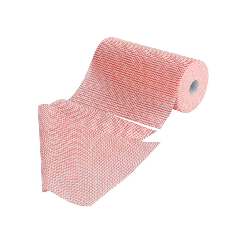 Bambu Elyaf/Viskoz Polyester Yağ Dayanıklı Dokuma Temizlik Rulosu