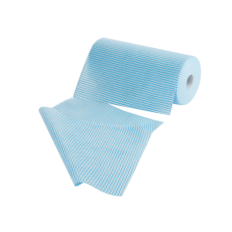 Bambu Elyaf/Viskoz Polyester Yağ Dayanıklı Dokuma Temizlik Rulosu