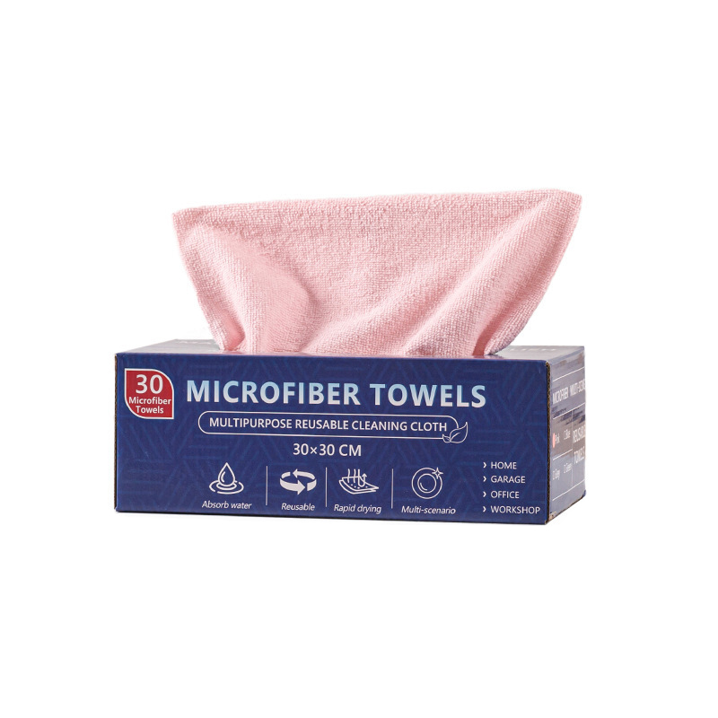 Tek kullanımlık ultra ince mikrofiber temizlik havluları