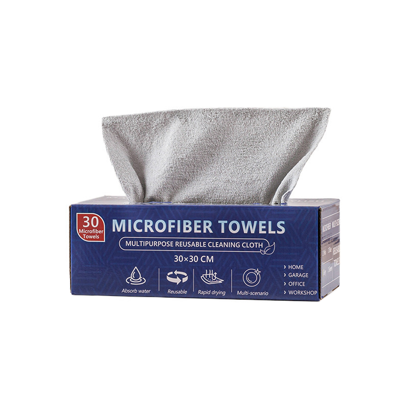 Tek kullanımlık ultra ince mikrofiber temizlik havluları